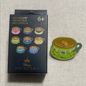 Loungefly Disney Princess Latte Art Blind Box Enamel Pin - BoxLunch Exclusive